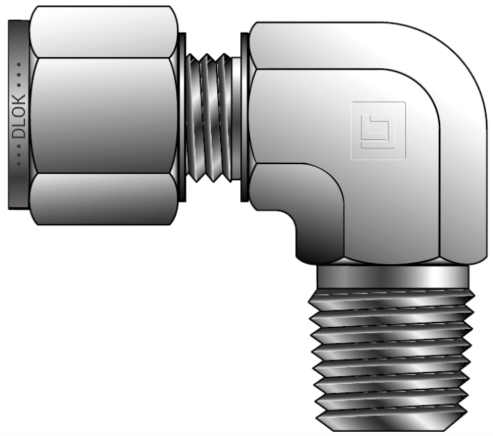 Male Elbow NPT (For Metric Tube)